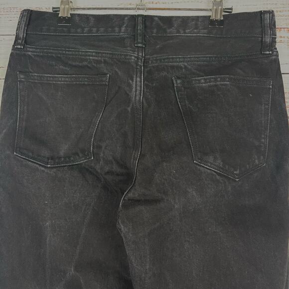 J. Crew jeans black size 30 denim relaxed casual  Classic Straight leg Jeans - Picture 5 of 6